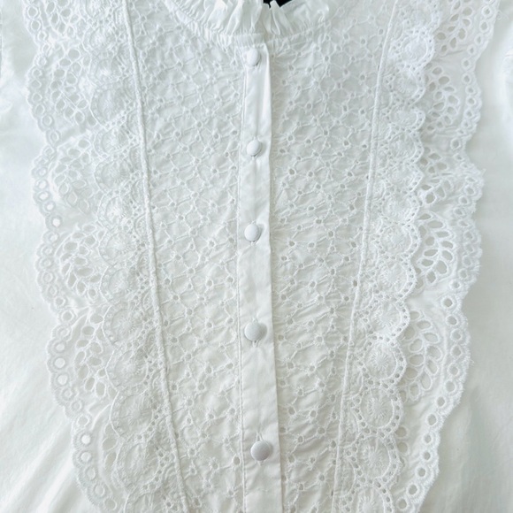 J.Crew Women’s White Blouse - Picture 3 of 7